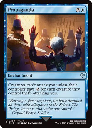 Propaganda (Surge Foil) (FIC-268) - Commander: FINAL FANTASY Foil