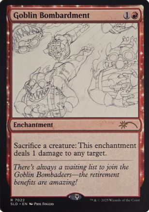 Goblin Bombardment (7022) (SLD-7022) - Secret Lair Drop Series