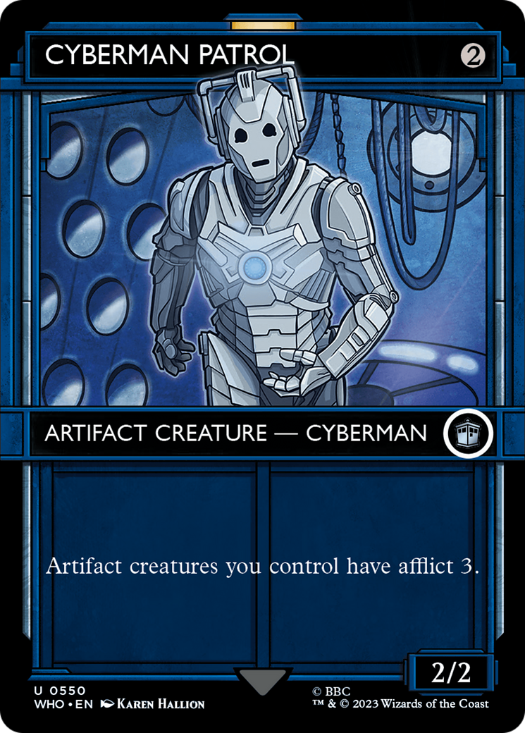 Cyberman Patrol (WHO-550) - Doctor Who: (Showcase) (Borderless) Foil
