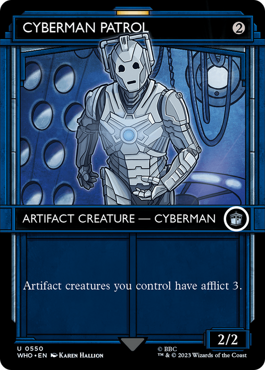 Cyberman Patrol (WHO-550) - Doctor Who: (Showcase) (Borderless) Foil