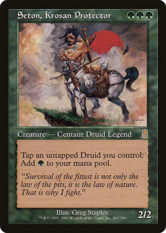Seton, Krosan Protector (ODY-267) - Odyssey Foil