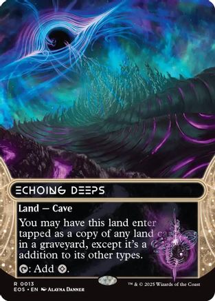 Echoing Deeps (0013) (Borderless) (EOS-013) - Edge of Eternities: Stellar Sights Foil