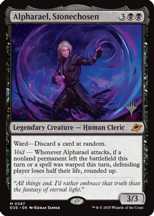 Alpharael, Stonechosen (PPEOE-087) - Promo Pack: Edge of Eternities Foil