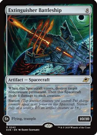 Extinguisher Battleship (PPEOE-242) - Promo Pack: Edge of Eternities Foil