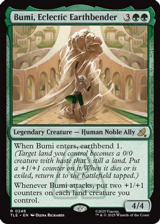 Bumi, Eclectic Earthbender (TLE-248) - Avatar: The Last Airbender: Eternal-Legal Foil