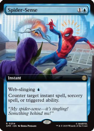 Spider-Sense (Extended Art) (SPM-254) - Marvel's Spider-Man Foil