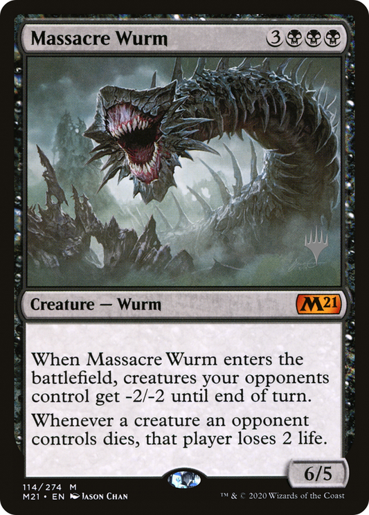 Massacre Wurm (PPM21-114P) - Core Set 2021 Promos