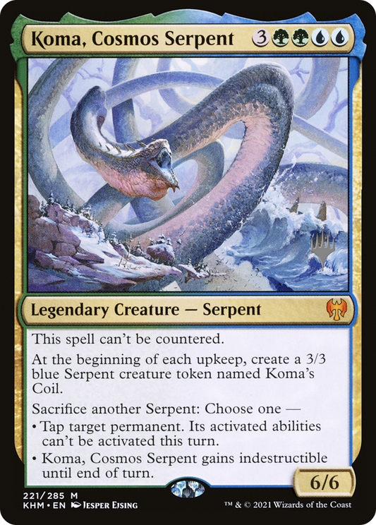 Koma, Cosmos Serpent (PPKHM-221) - Kaldheim Promos
