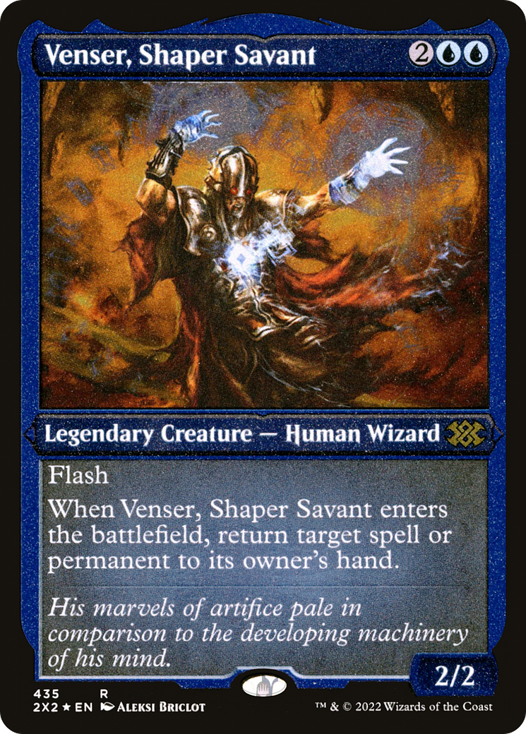 Venser, Shaper Savant (2X2-435) - Double Masters 2022 Foil