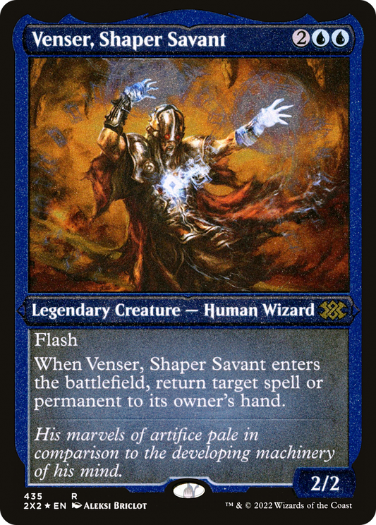 Venser, Shaper Savant (2X2-435) - Double Masters 2022 Foil