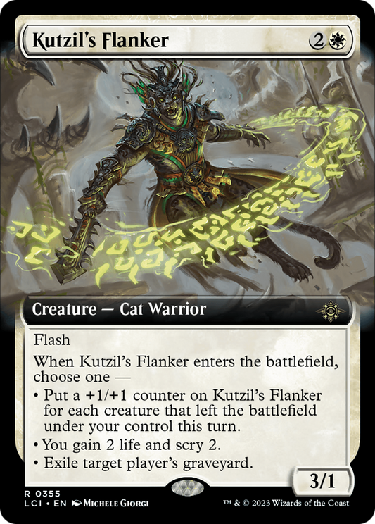 Kutzil's Flanker (LCI-355) - The Lost Caverns of Ixalan: (Extended Art) Foil