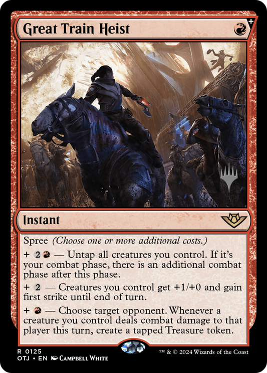 Great Train Heist (PPOTJ-125) - Outlaws of Thunder Junction Promos