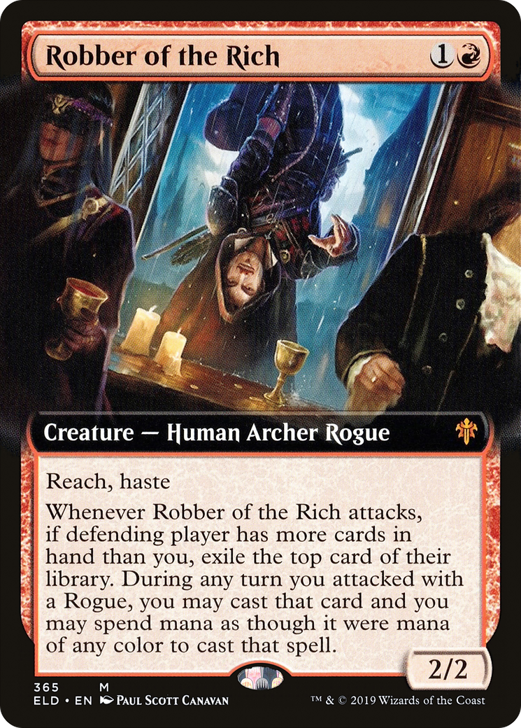 Robber of the Rich (ELD-365) - Throne of Eldraine: (Extended Art) Foil