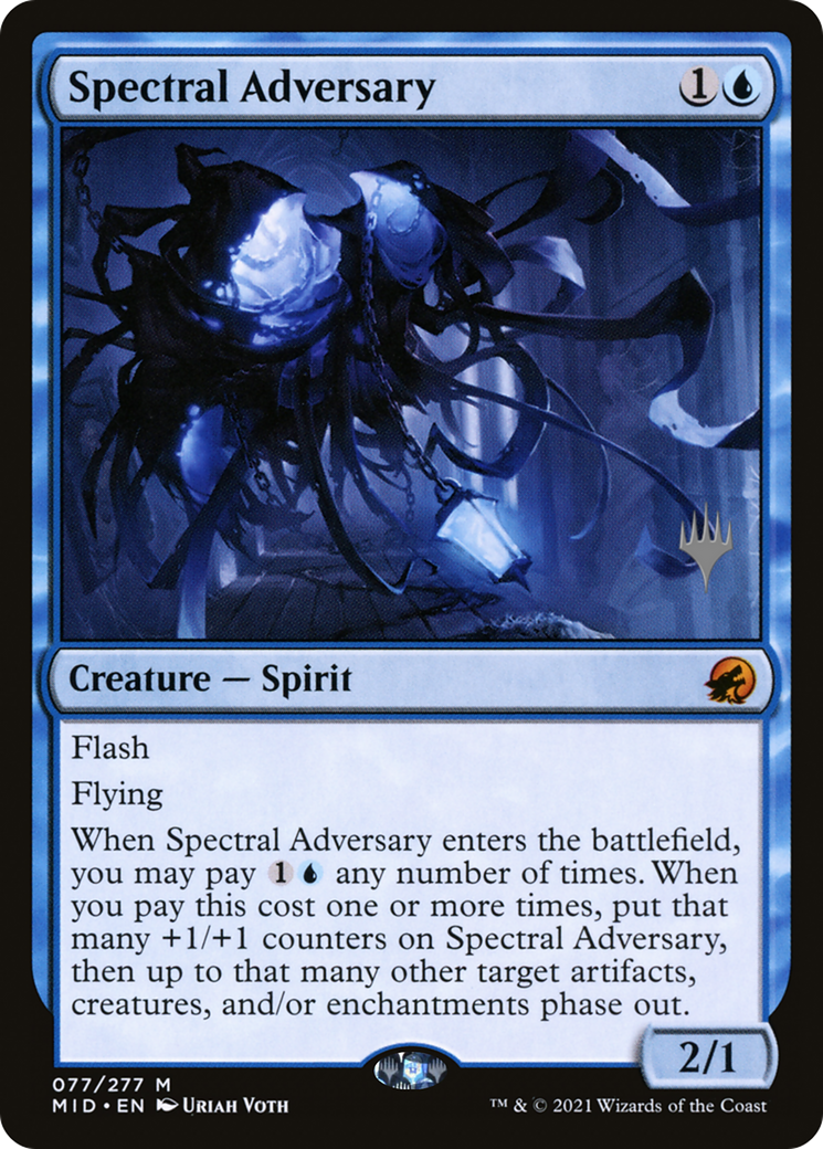 Spectral Adversary (PPMID-77P) - Innistrad: Midnight Hunt Promos Foil