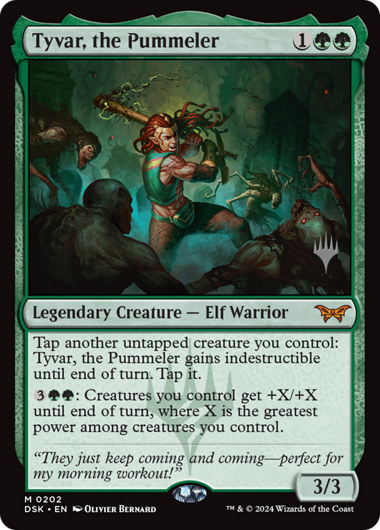 Tyvar, the Pummeler (PPDSK-202) - Duskmourn: House of Horror Promos Foil