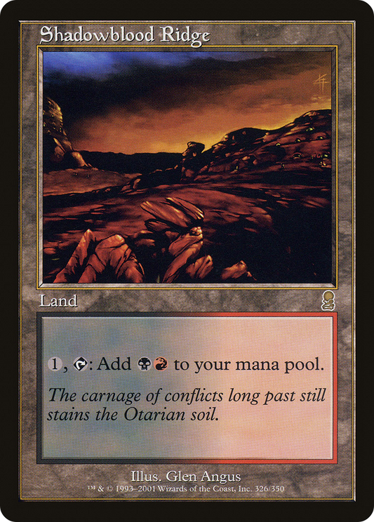 Shadowblood Ridge (ODY-326) - Odyssey Foil