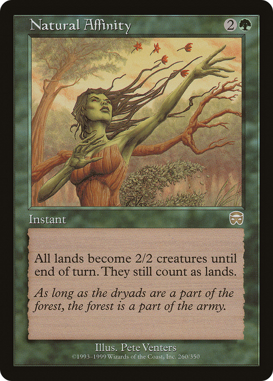 Natural Affinity (MMQ-260) - Mercadian Masques Foil