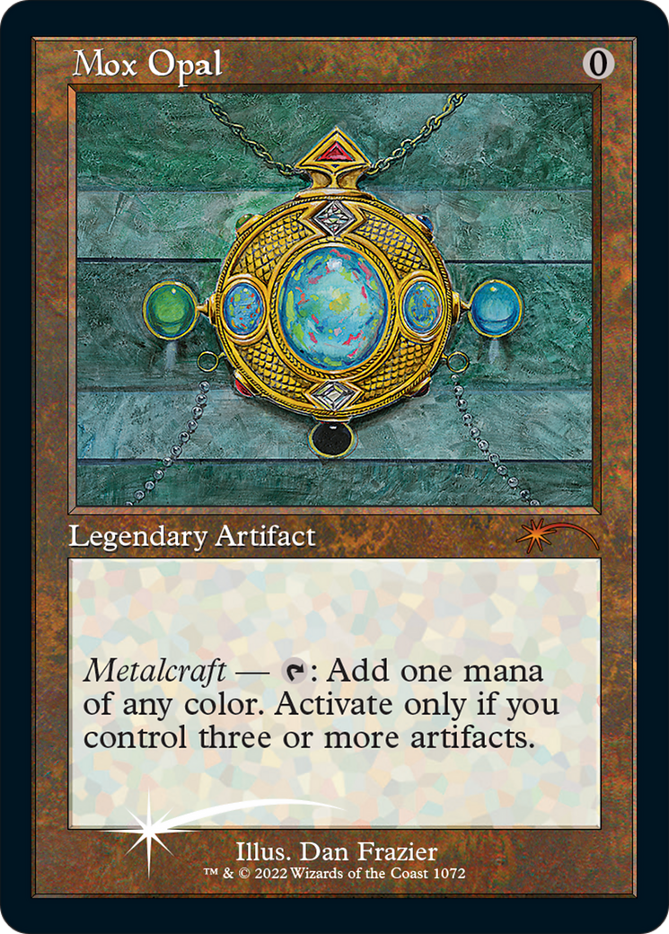 Mox Opal (SLD-1072) - Secret Lair Drop Series Etched Foil