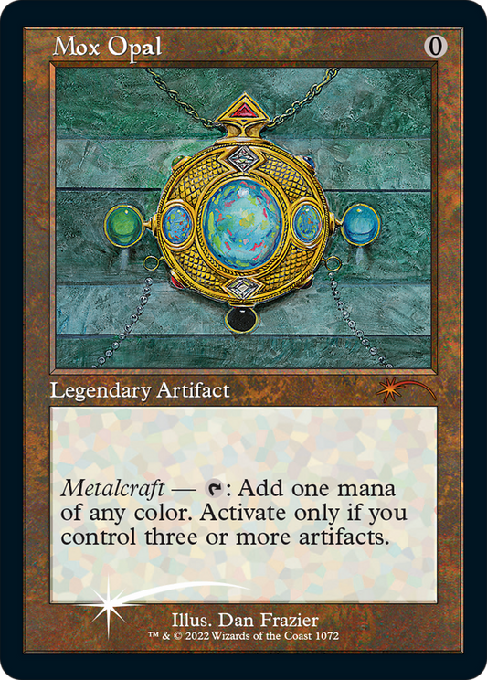 Mox Opal (SLD-1072) - Secret Lair Drop Series Etched Foil