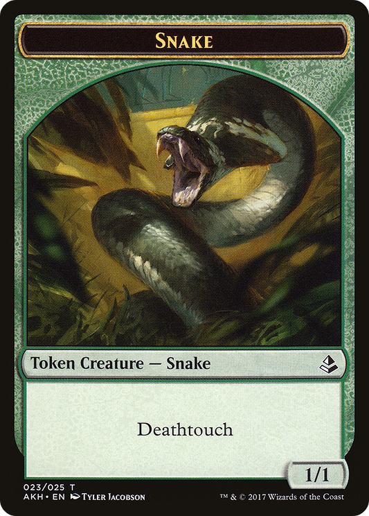 Snake (AKH-023) - Amonkhet Tokens