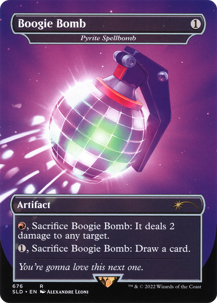 Pyrite Spellbomb (SLD-676) - Secret Lair Drop / Boogie Bomb (Borderless) Foil