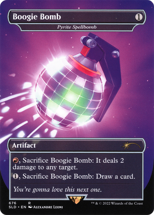 Pyrite Spellbomb (SLD-676) - Secret Lair Drop / Boogie Bomb (Borderless) Foil