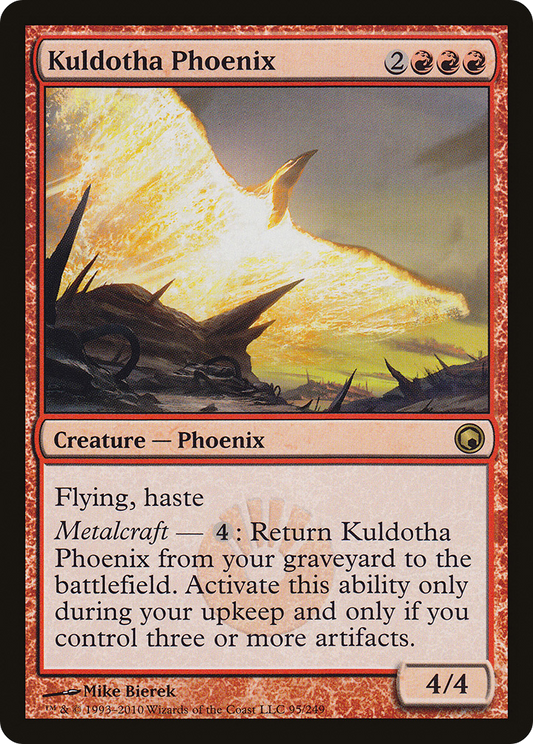 Kuldotha Phoenix (SOM-095) - Scars of Mirrodin Foil