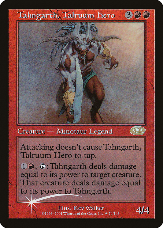 Tahngarth, Talruum Hero (PLS-074) - Planeshift Foil