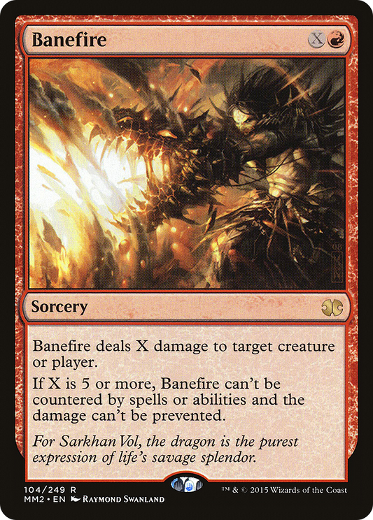 Banefire (MM2-104) - Modern Masters 2015 Foil