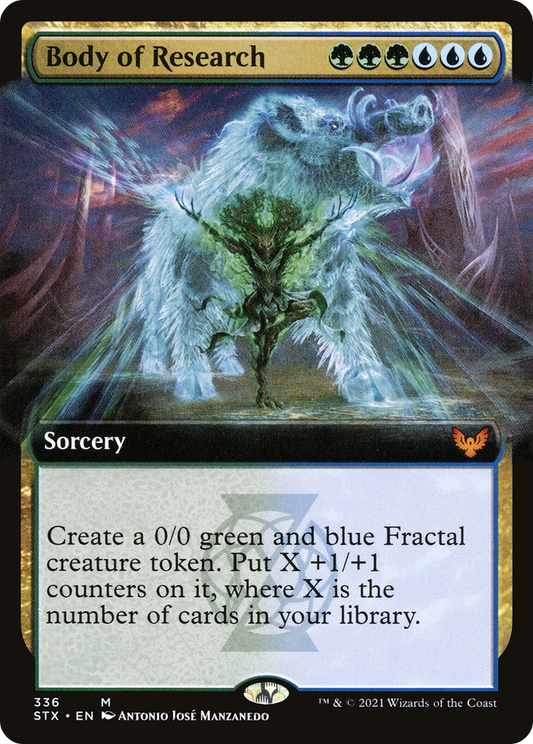 Body of Research (STX-336) - Strixhaven: School of Mages: (Extended Art)