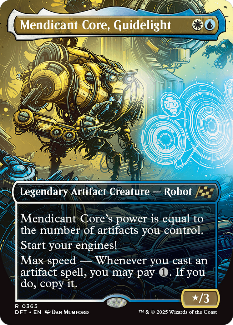 Mendicant Core, Guidelight (DFT-365) - Aetherdrift (Borderless) Foil