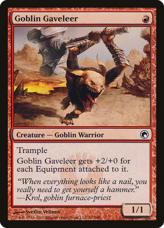 Goblin Gaveleer (SOM-092) - Scars of Mirrodin Foil