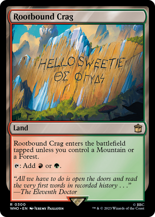 Rootbound Crag (WHO-300) - Doctor Who Foil