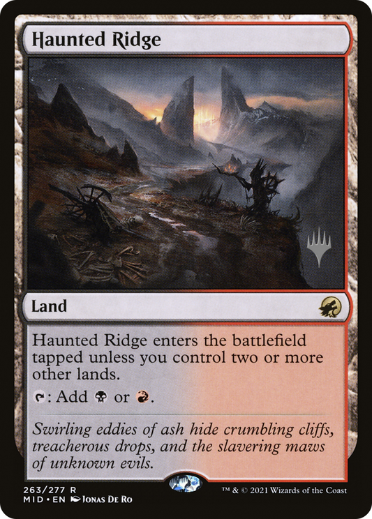 Haunted Ridge (PPMID-263P) - Innistrad: Midnight Hunt Promos