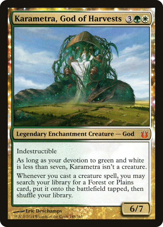 Karametra, God of Harvests (BNG-148) - Born of the Gods: (enchantment)