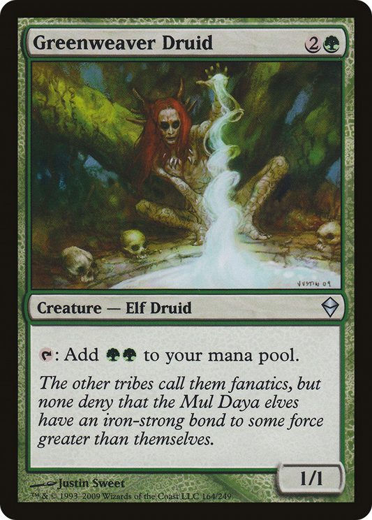 Greenweaver Druid (ZEN-164) - Zendikar Foil