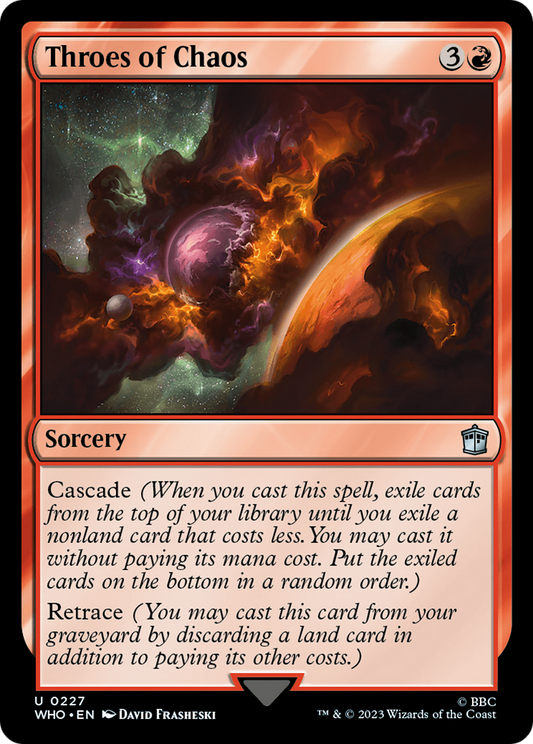 Throes of Chaos (WHO-227) - Doctor Who Foil