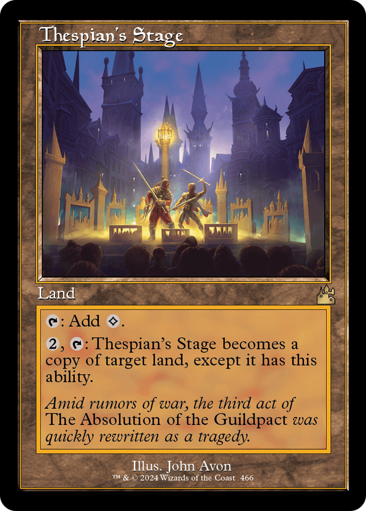 Thespian's Stage (RVR-466) - Ravnica Remastered Foil