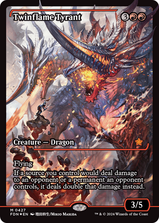 Twinflame Tyrant (Showcase) (FDN-427) - Foundations: (Showcase) Foil