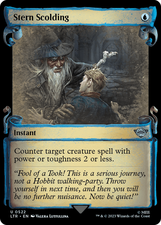Stern Scolding (LTR-522) - The Lord of the Rings: Tales of Middle-earth: (Showcase) Foil
