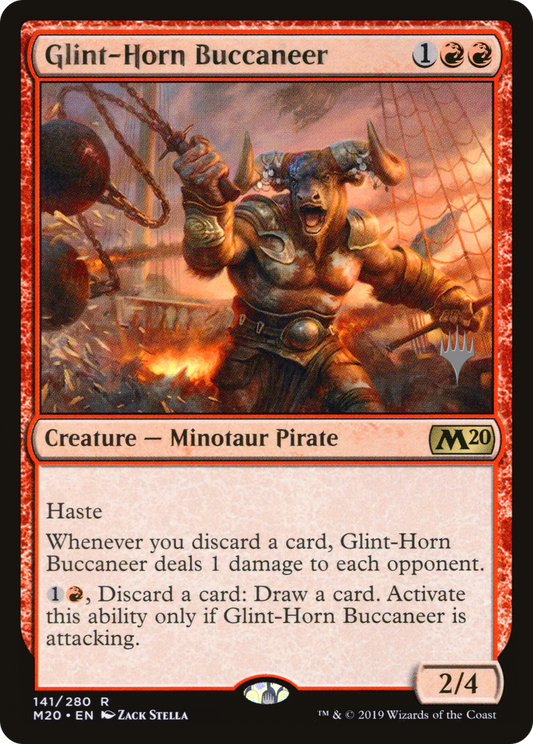 Glint-Horn Buccaneer (PPM20-141) - Core Set 2020 Promos