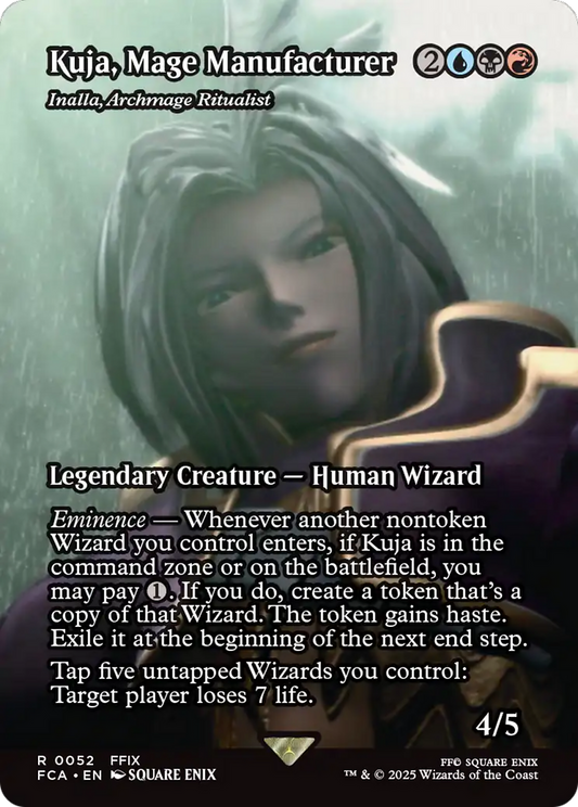 Kuja, Mage Manufacturer - Inalla, Archmage Ritualist (Showcase) (FCA-052) - FINAL FANTASY: Through the Ages / Kuja, Mage Manufacturer (Borderless)