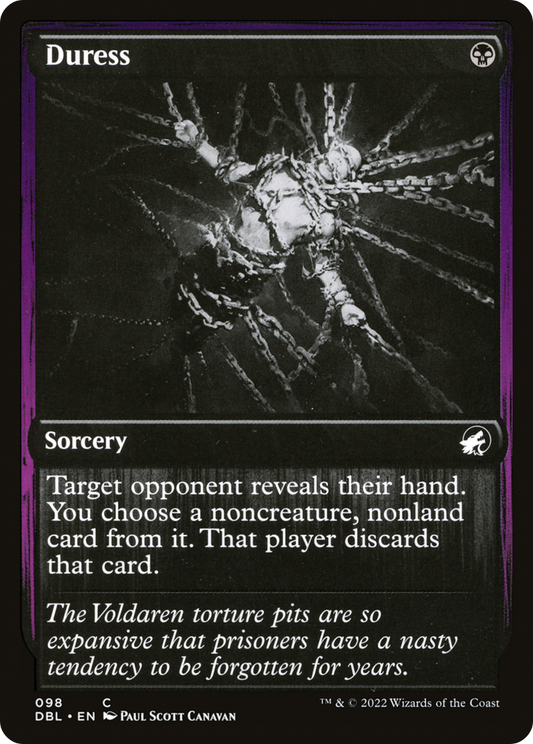 Duress (DBL-098) - Innistrad: Double Feature Foil