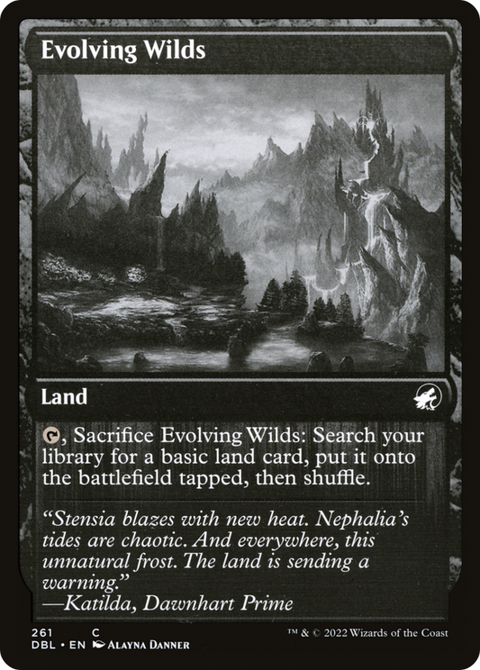 Evolving Wilds (DBL-261) - Innistrad: Double Feature Foil