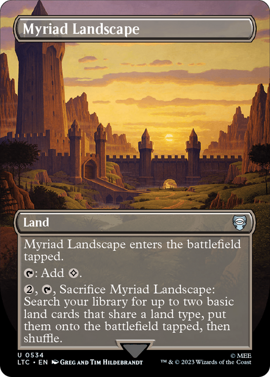 Myriad Landscape (LTC-534) - Tales of Middle-earth Commander (Borderless) Foil