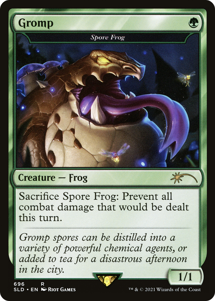 Spore Frog (SLD-696) - Secret Lair Drop / Gromp Foil