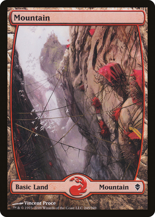 Mountain (ZEN-245) - Zendikar Foil