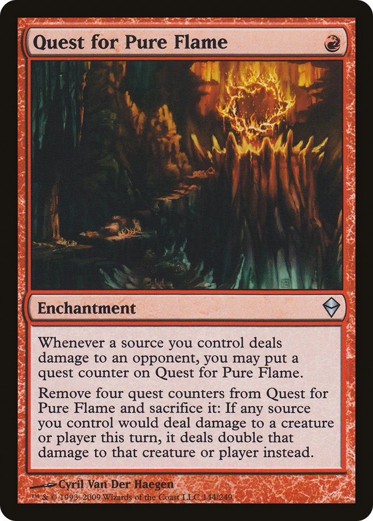 Quest for Pure Flame (ZEN-144) - Zendikar Foil