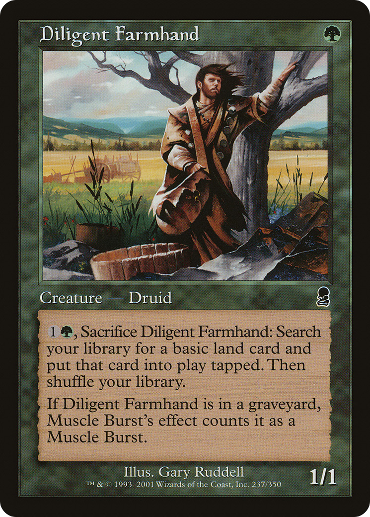 Diligent Farmhand (ODY-237) - Odyssey Foil