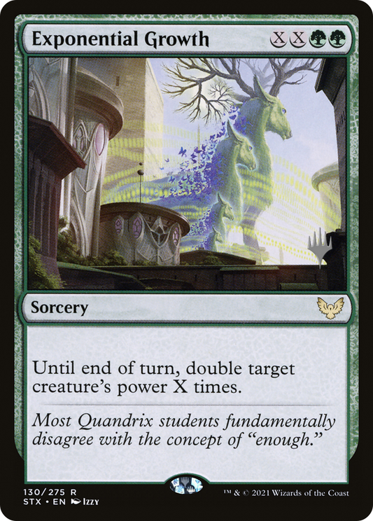 Exponential Growth (PPSTX-130) - Strixhaven: School of Mages Promos Foil